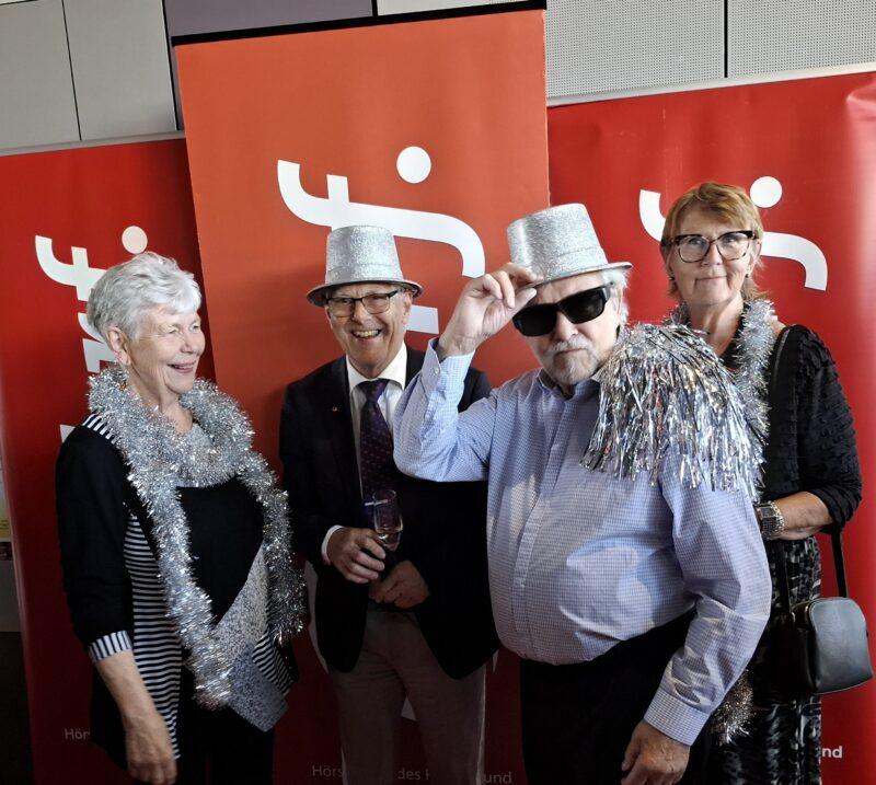 Redo för bankett är Maivor Wänerås Persson, Agne Fröjd, Roger Höglund från No Skaraborg och Carin Lundqvist HRF Tidaholm